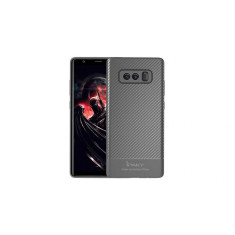 Husa Ipaky Fibre Carbon Gri Pentru Samsung Galaxy Note 8 N950