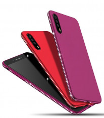 Husa silicon PREMIUM cu pietricele pentru Huawei P20 Pro foto