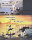 Timbre cu păsări marine din Montserrat