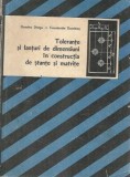 Cumpara ieftin Tolerante si lanturi de dimensiuni in constructia de stante si matrite - Dumitru Dragu