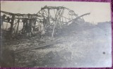 Carte Postala, Fotografie Linie ferata bombardata, al doilea razboi mondial