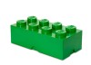 Cutie Depozitare LEGO 2x4 Verde Inchis - Caramida Organizare Jucarii, 50x25x18 cm