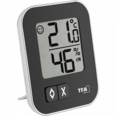 Termometru si higrometru de camera TFA, LCD, memorare date