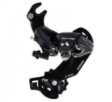 Schimbator spate Shimano Tourney RD-TY300, 6/7 viteze, prindere ax, MTB/Sosea, Negru