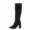 Cizme negre elegante 5775 114, 40, Negru
