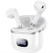 Casti Bluetooth 5.3 True Wireless cu Display Digital - Hoco (EQ1) - White