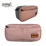 Penar borseta Urban, 2 fermoare, LIGHT PINK, 21.5&times;6.5&times;10.5 cm &ndash; S-COOL