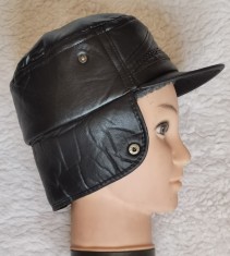SAPCA BARBATI PIELE NEAGRA BLANA GRI PROTECTIE CEAFA URECHI CACIULA UNISEX