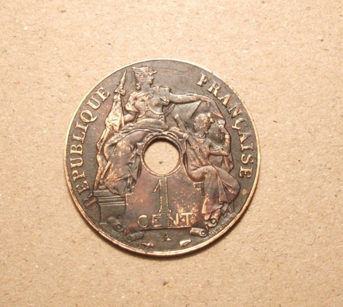 INDOCHINA 1 CENT 1938