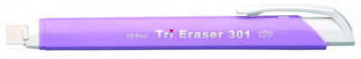 Radiera Mecanica Penac Tri Eraser, Triunghiulara, 100% Cauciuc - Corp Violet Pastel foto
