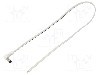 Cablu alimentare DC, cabluri, DC 5,5/2,1 mufa, alb, 0,5m, WEST POL - A21-TT-T050-050WH