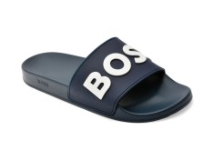 Papuci BOSS bleumarin, 8241, din pvc