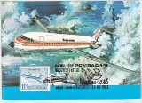 bnk fil Maxima aviatie Rombac 1-11 - Primul zbor Bucuresti-Atena Balcanmax 1983