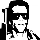 Cumpara ieftin Sticker Auto , zArnold Terminator, , Autocolant Personalizat cu Tematica Iconica