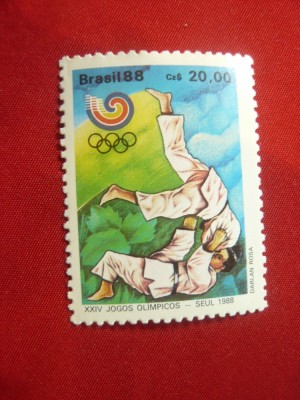 Serie Brazilia 1988 Olimpiada Seoul , 1 valoare foto