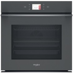 Cuptor incorporabil Whirlpool WOI118PT2SSMA, Electric, Autocuratare pirolitica + hidrolitica, 73 l, Clasa A+, 6th Sense, gri mat