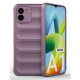 Husa Wave din Silicon compatibila Xiaomi Redmi A1 / A2 Anti-Shock, Mov