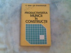 Productiviatea muncii in constructii-Conf.Enric Han,Conf.Stefan Gheorghita foto
