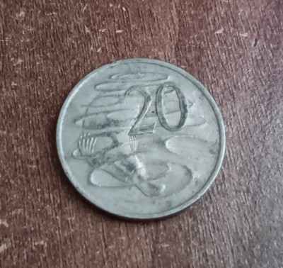 C50 - Moneda foarte veche - 20 centi - Australia - 1974 foto