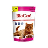 HRANA UMEDA PENTRU PISICI BIOCAT PLIC FICAT IN SOS 100G