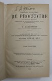 TRAITE THEORETIQUE ET PRATIQUE DE PROCEDURE par E. GARSONNET , TOME CINQUIEME , 1902 , INTERIORUL IN STARE FOARTE BUNA