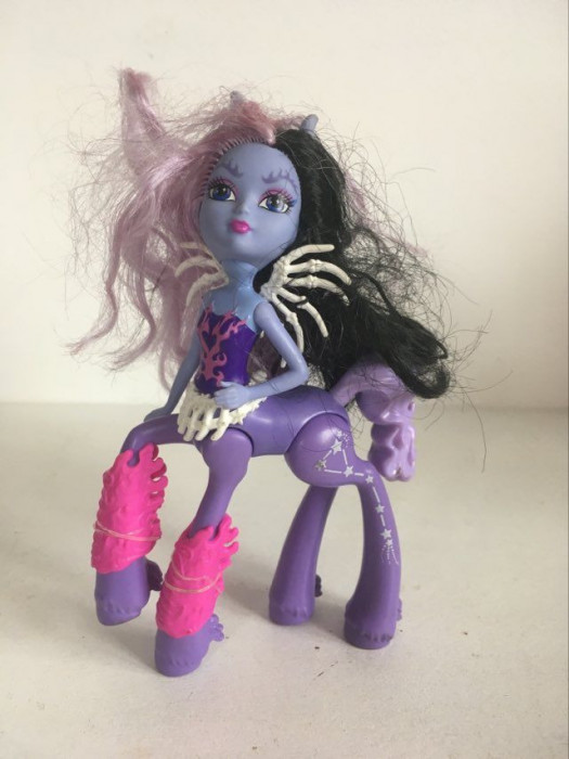 * Papusa figurina Monster High fata-cal, Mattel 2014, colectie, 16x9cm