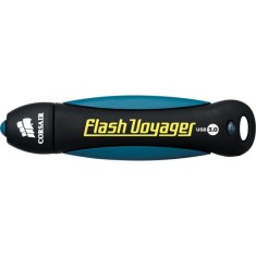 MEMORIE USB 3.0 CORSAIR 64 GB, cu capac, carcasa cauciuc, negru / albastru, &amp;quot;CMFVY3A-64GB&amp;quot; (timbru verde 0.03 lei) foto