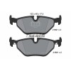 Placute frana BMW 5 (E39) 09.95-07.03, 5 Touring (E39) 09.96-06.04, Spate, TEXTAR