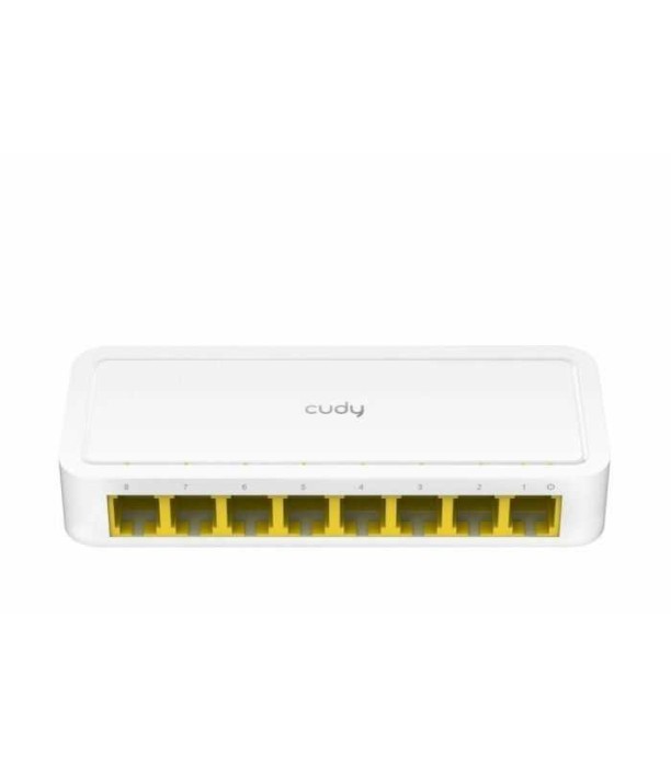 Switch Desktop 8 porturi 10/100Mbps alb Cudy FS108D