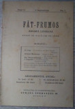 FAT - FRUMOS - revistă literară, 1905