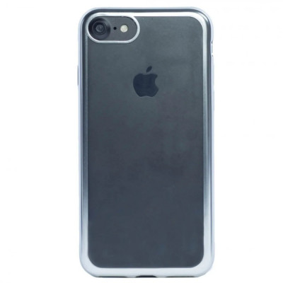 Husa Cover Silicon Pentru iPhone 7/8/Se 2 Rama Argintiu foto