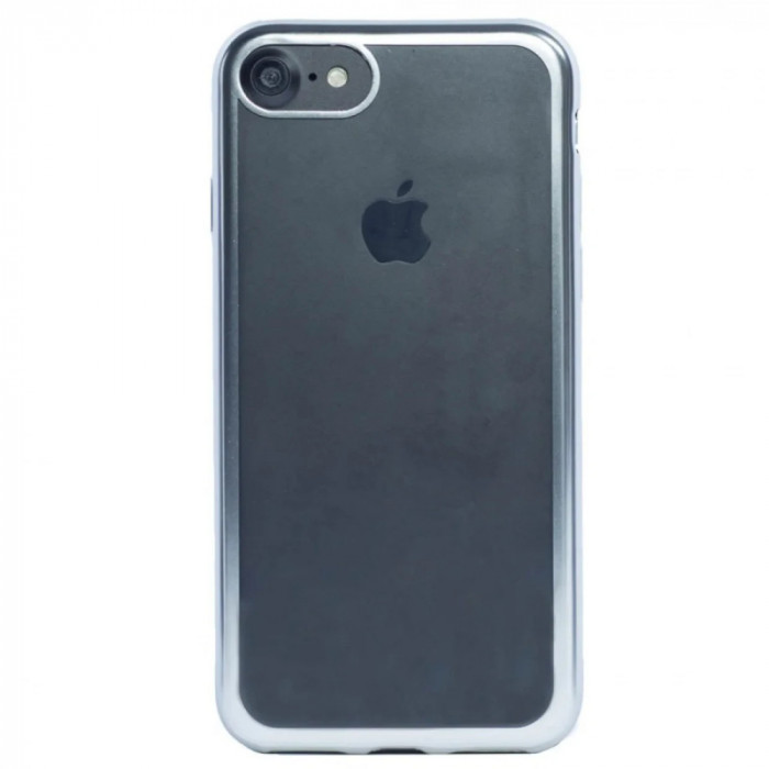 Husa Cover Silicon Pentru iPhone 7/8/Se 2 Rama Argintiu