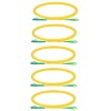 Set 5 cabluri patch fibra optica OS2, SCA la LCA, 0.5 m fiecare, simplex, 9/127 newtonm, galben