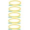 Set 5 cabluri patch fibra optica OS2, SCA la LCA, 0.5 m fiecare, simplex, 9/127 newtonm, galben