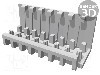 Conector {{Tip conector}}, 8 pini, {{Subtip conector}}, TE Connectivity - 643075-8 foto