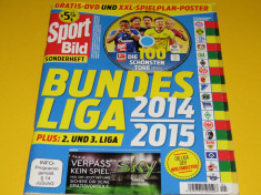 Revista fotbal - BUNDESLIGA 2014/2015 (inclusiv DVD si program jocuri) foto