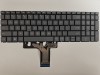 Tastatura Laptop, HP, 15-FD, 15T-FD, TPN-Q287, TPN-Q286, N32715-001, iluminata, gri, layout US