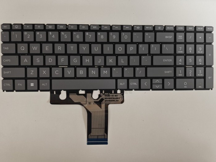Tastatura Laptop, HP, 15-FD, 15T-FD, TPN-Q287, TPN-Q286, N32715-001, iluminata, gri, layout US