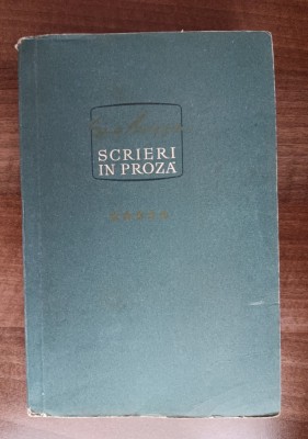 myh 38s - Geo Bogza - Scrieri in proza - volumul V - ed 1960 foto
