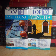 LOT DOUA GHIDURI TURISTICE VIZUALE ''TOP 10'' : BARCELONA + VENETIA , 2011/2012*