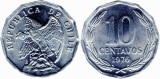 Chile 1976 - 10 centavos UNC