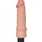 Vibrator Realist Real Softee, 10 Moduri Vibratii, TPE, Natural, 20 cm