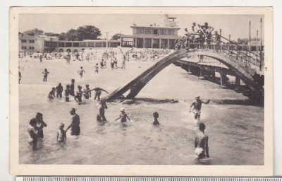 bnk cp Mamaia - Vedere - uzata 1955 - Libraria noastra foto