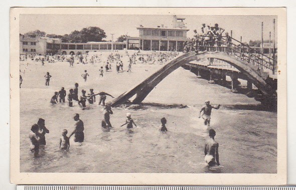 bnk cp Mamaia - Vedere - uzata 1955 - Libraria noastra