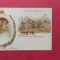 Litho Familia Regala Regina Elisabeta Carmen Sylva Hotelul Busteni Litografie