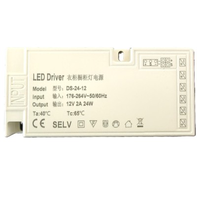 Sursa de alimentare pentru module aplice led mobila, 12V DC, 2A, 24W, DS-24-12 foto