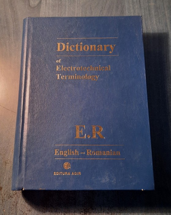 Dictionary of electrotechnical terminology English - Romanian
