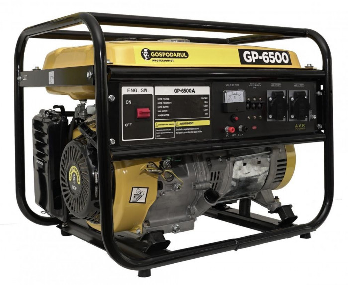 BLADE - GENERATOR CURENT ELECTRIC - GP-6500A - BENZINA - MONOFAZAT - 5500 W PowerTool TopQuality