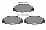 Set placute frana TEXTAR 2165101