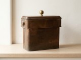Vas cupru gros, Victorian, sec 19, bain marie, masiv, antic